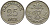 Дания 25 эре 1951 N; S, Фредерик IX (1947-1972) KM 842 медно-никель 4398-932