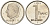 Бельгия 1 франк 1995 Belgique KM 187 железо плакированное никелем UNC 192-511
