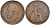 Великобритания 1 пенни 1916 Георг V (1910-1936) KM 810, Spink 4051 бронза 4117-745