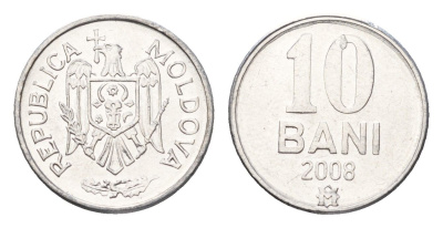 Молдавия (Молдова) 10 бань (бани) 2008 KM 7 алюминий UNC 4694-1055