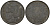 Бельгия 1 франк 1944 Belgie - Belgique, Леопольд III (1934-1947), германская оккупация, Вторая мировая война KM 128 цинк 4161-545