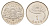 Латвия 1 лат 2008 Лилия KM 92 медно-никель UNC 4679-342