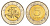 Литва 5 лит 1998 KM 113 биметалл UNC 3851-612