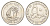 Катар 50 дирхамов 2003 KM 9 медно-никель UNC 4633-144