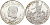 Тунис 1 динар 1969 Хабиб Бургиба, Нептун KM 298 серебро PROOF 1091-5-43