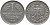 ФРГ 1 МАРКА 1963 G KM 110, J. 385 медно-никель 113-213