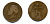 Великобритания 1 пенни 1919 Георг V (1910-1936) KM 810, Spink 4051 бронза 47-313