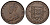 Джерси 1/12 шиллинга 1935 Георг V (1910-1936) KM 16 бронза 4512-512