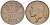 БЕЛЬГИЯ 50 САНТИМОВ 1955 BELGIQUE, БОДУЭН I (1951-1993) KM 144 бронза 214-446