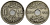 Египет 10 миллимов 1917 H, Британский протекторат KM 316 медно-никель 4511-156
