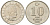 Турция 10 новых курушей 2007 KM 1166 медь цинк никель 4602-1128