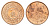Япония 1 сен 1936 Год 11, Император Хирохито Сева (1926-1989) Y 47 бронза UNC 4695-1015