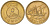 Кувейт 5 филсов 1972 очень редкий год KM 10 никель латунь UNC 4613-1119