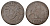 Бельгия инкузный брак - 5 сантимов 1833-1859 KM 5 медь 1525-1414