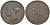 Остров Мэн 1 пенни 1839 Виктория KM 14 медь 111-641