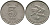 Гонконг 5 долларов 1993 цветок KM 65 медно-никель 111-134