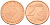 Нидерланды 2 евроцента 2004  КМ 235 сталь плакированная медью UNC   4160-1147