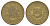 Тунис 100 миллимов 1960 AH 1380 KM 309 латунь 4656-812