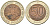 Россия 50 рублей 1992 ЛМД KM 315, Федорин 1 биметалл аUNC 4575-753