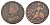 Великобритания 1/2 пенни 1730 Георг II (1727-1760) KM 566, Spink 3717 медь 1519-321
