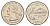 США 25 центов (квотер, 1/4 доллара) 2007 D, серия штаты США, штат Вашингтон KM 397 медь плакированная медно-никелем UNC 4652-851