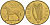 Ирландия 20 пенсов 1998 лошадь KM 25 никель бронза 4140-344