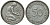 ФРГ 50 пфеннигов 1949 F KM 104, J. 379 медно-никель 72-1012