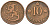 Финляндия 10 пенни 1921 KM 24 медь 4591-945