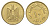 Египет 10 миллим 1960 KM 395 алюминиевая бронза UNC 4673-423
