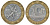 Франция 10 франков 1991 тип гений Бастилии KM 964.1, Le Frank 375.6 биметалл 45-836