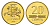 Литва 20 центов (сентов) 1998 KM 107 никель латунь UNC 4689-1135