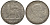 Эфиопия 1 бырр 1889 год ЕЕ 1897, Менелик II (1882-1906/1889-1913) KM 5 серебро 00-803-18