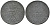 ДАНИЯ 1 ЭРЕ 1963 С; S, ФРЕДЕРИК IX (1947-1972) KM 839.2 цинк 4564-1143