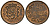 Люксембург 25 сантимов 1946 Шарлотта (1918-1964) KM 45 бронза 4115-356
