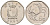 Мальта 5 центов 1991 краб KM 95 медно-никель 4588-122