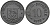 Бергцаберн 10 пфеннигов 1917 Funck 37.2, Men05 1804.2, Men18 2333.2 цинк     75-1663