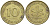 ФРГ 10 ПФЕННИГОВ 1996 G KM 108, J.383 сталь плакированная латунью 4393-143