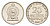 Шри-Ланка 25 центов 2001 KM 141a сталь плакированная никелем UNC 4649-252