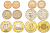 Тайвань набор из 6 монет (1/2, 1, 5, 10, 20 и 50 долларов) 1988- 2006 UNC M75-13