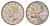 Канада 25 центов 1941 Георг VI (1936-1952), олень KM 35 серебро 4622-812