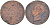 ИТАЛИЯ 10 ЧЕНТЕЗИМО 1866 N, ВИКТОР ЭММАНУИЛ II (1861-1878) KM 11.4 медь 4184-1132
