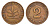 ФРГ 2 пфеннига 1950 F KM 106, J. 381 бронза 4594-147