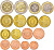 Мальта евронабор из 8 монет 2008 1, 2, 5, 10, 20, 50 евроцентов, 1 и 2 евро    UNC  181-1011