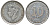 Британская Малайя 10 центов 1943 Георг VI (1937-1952) KM 4a серебро 53-236