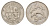 Исландия 5 крон 1987 дельфины KM 28 медно-никель 4589-452