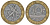 Франция 10 франков 1989 тип гений Бастилии KM 964.1, Le Franc 375.3 биметалл 45-611