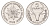 Мадагаскар 5 франков 1989 KM 10 нержавеющая сталь UNC 4669-469