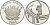 ЮАР 1 ранд 2003 крикет KM 298 серебро PROOF 1096-3-31