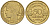 ФРАНЦИЯ 50 САНТИМОВ 1939 ТИП MORLON KM 894.1, LE FRANC 192.15 алюминиевая бронза 44-839