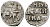 ВЕЛИКОЕ КНЯЖЕСТВО МОСКОВСКОЕ ДЕНГА 1535 - 1547 ИВАН IV ВАСИЛЬЕВИЧ, МОСКОВСКИЙ МОНЕТНЫЙ ДВОР, 0,35 ГР ГиК №33 серебро 262-1029